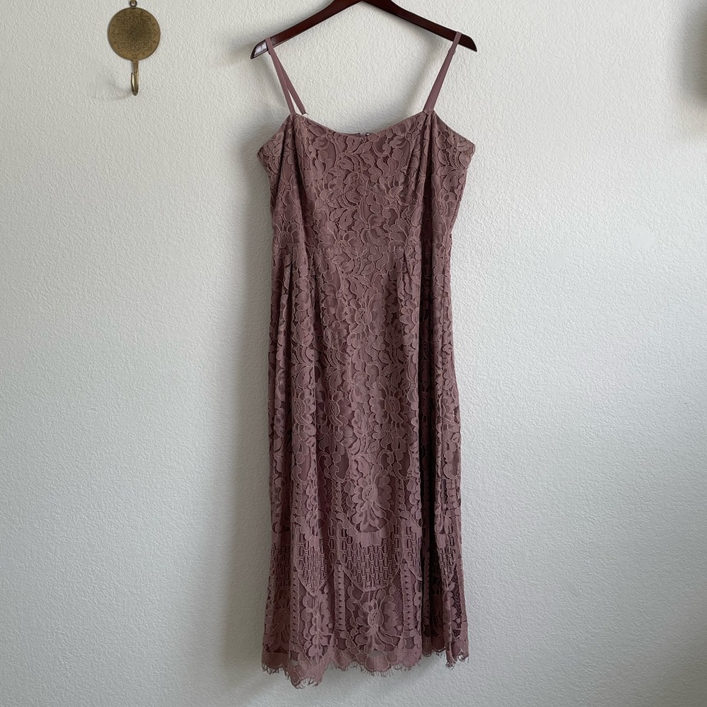 City Chic Midi-length Lace Dress Size 14/16